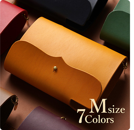 イタリアンレザー/裏紙メモカバーM