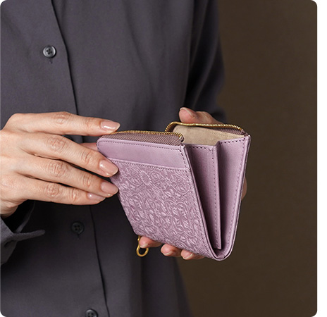 モリス/L字ファスナーウォレット