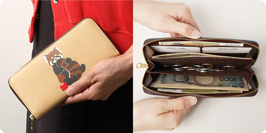 ミニラウンドファスナー長財布のイメージ画像