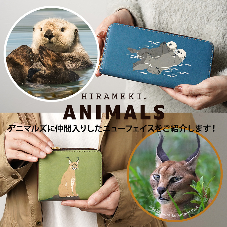 ANIMALSに「ラッコ」「カラカル」が仲間入り！