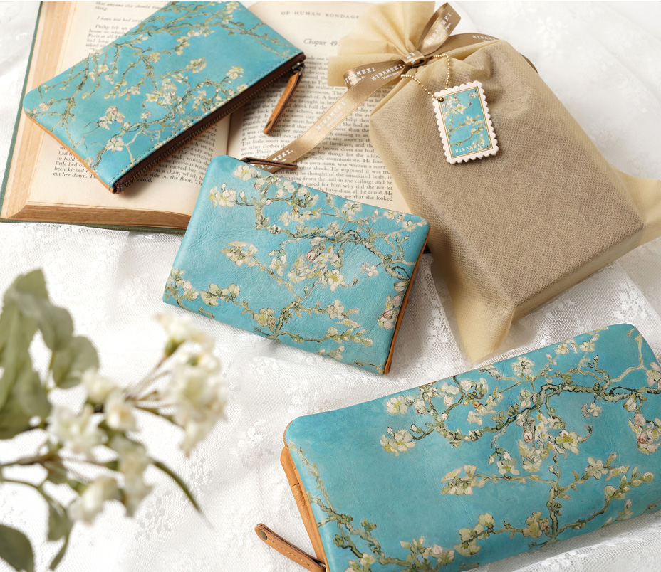 ゴッホ アーモンドブロッサム レザーコレクション