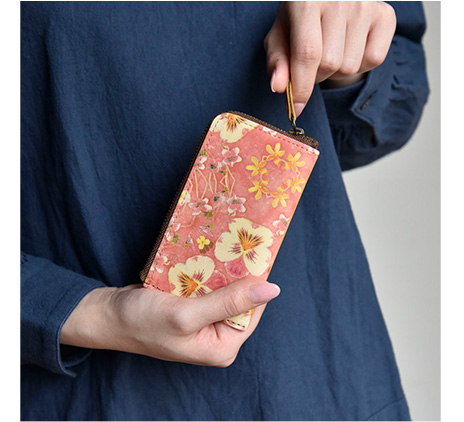 ラウンド キーケース ビオラピンク 母の日ギフト