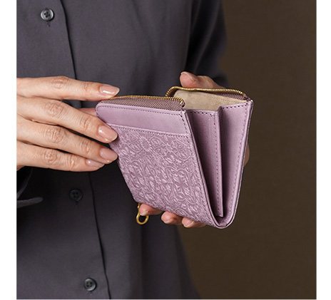 モリス L字ファスナーウォレット クラシックパープル 母の日ギフト