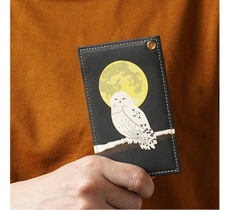アニマルズ パスケース シロフクロウ ゴールド 母の日ギフト