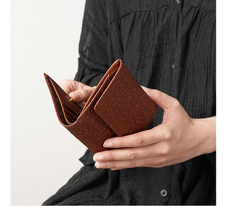 モリス クラシック 二つ折り財布 ブラウン 母の日ギフト