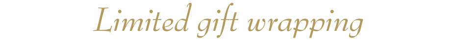 Limited gift wrapping