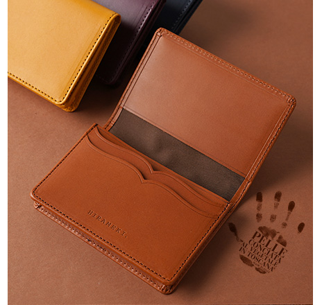 イタリアンレザーカードケース 全4色 ￥11,000