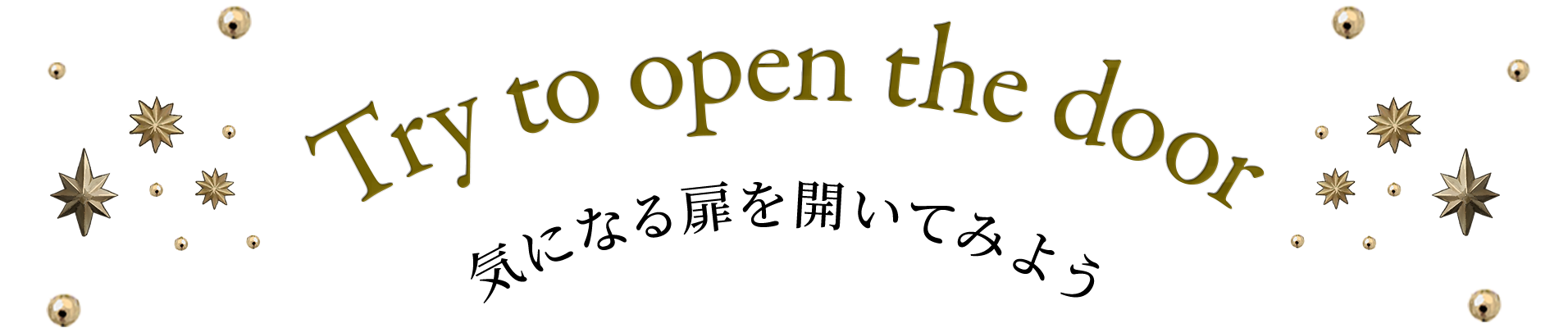 Try to open the door