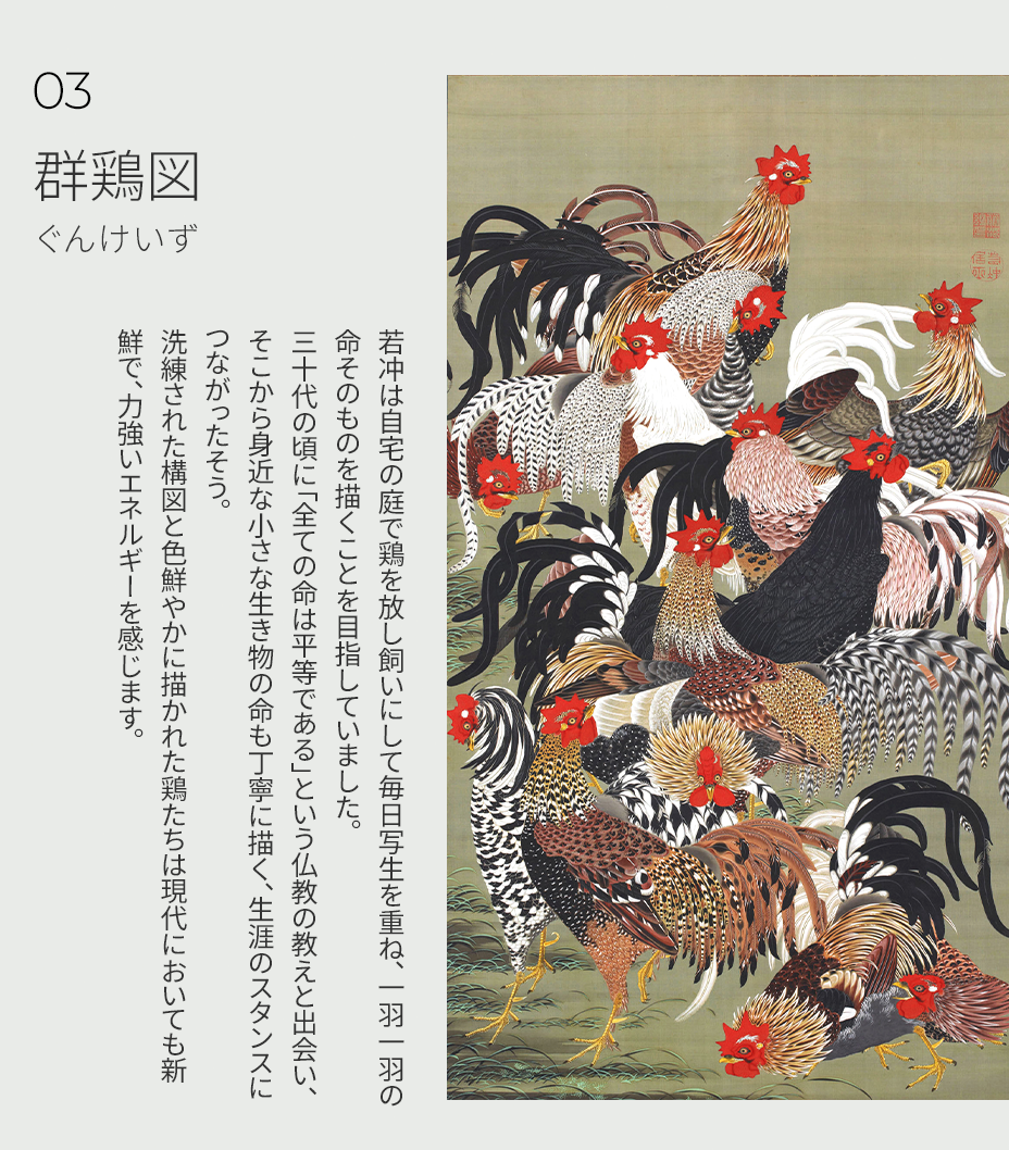群鶏図 ご紹介について